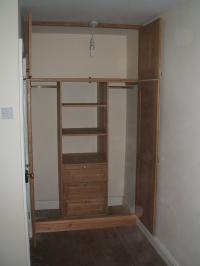 OAK ALCOVE WARDROBE