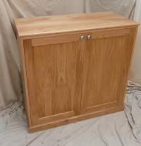 OAK AUDIO CABINET