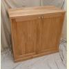 OAK AUDIO CABINET