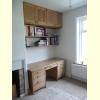 OAK ARTS AND CRAFTS DESK