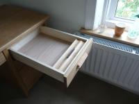 OAK ARTS AND CRAFTS DESK