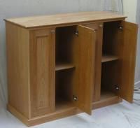 OAK VINYL CABINET