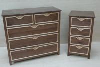 WALNUT CHEST OF DRAWERS