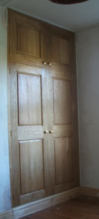 OAK BOILER CABINET