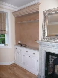 GEORGIAN PAINTED CABINET