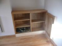 OAK ALCOVE CABINET