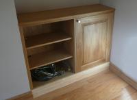 OAK ALCOVE CABINET