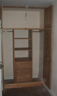 OAK ALCOVE WARDROBES