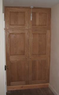 OAK ALCOVE WARDROBES