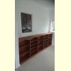 Fitted Sapele Bookcase Fitted Sapele Bookcase