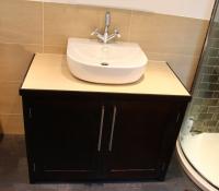 DARK WALNUT SINK UNIT