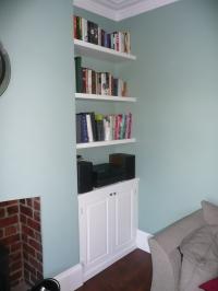 PAINTED ALCOVE CABINETS PAINTED ALCOVE CABINETS