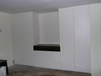 WHITE FLUSH CABINETS