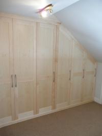 FITTED MAPLE WARDROBES