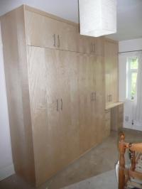 FITTED MAPLE WARDROBES