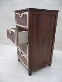 WALNUT CHEST OF DRAWERS
